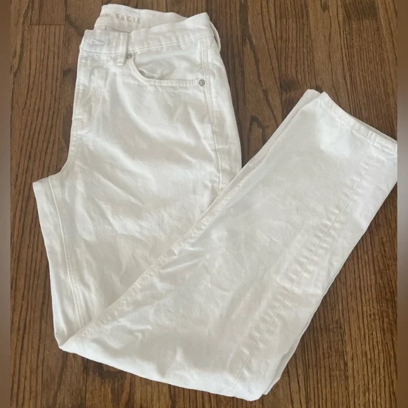 American Eagle Women's White Jeans, Size 4 - Picture 4 of 5